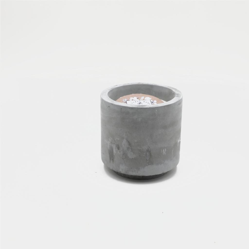 D12X12CM CEMENT  SCENTED CANDLE