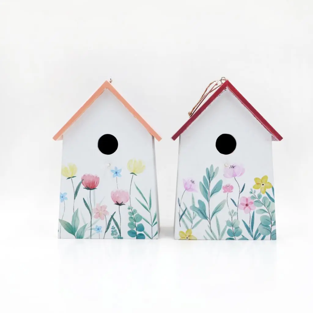 16X11.8X23CMH WOODEN BIRD HOUSE