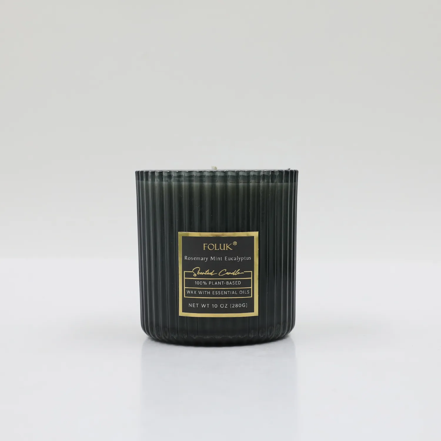 FOLUK 10.6oz Rosemary Mint Eucalyptus Scented 1-Wick Candle