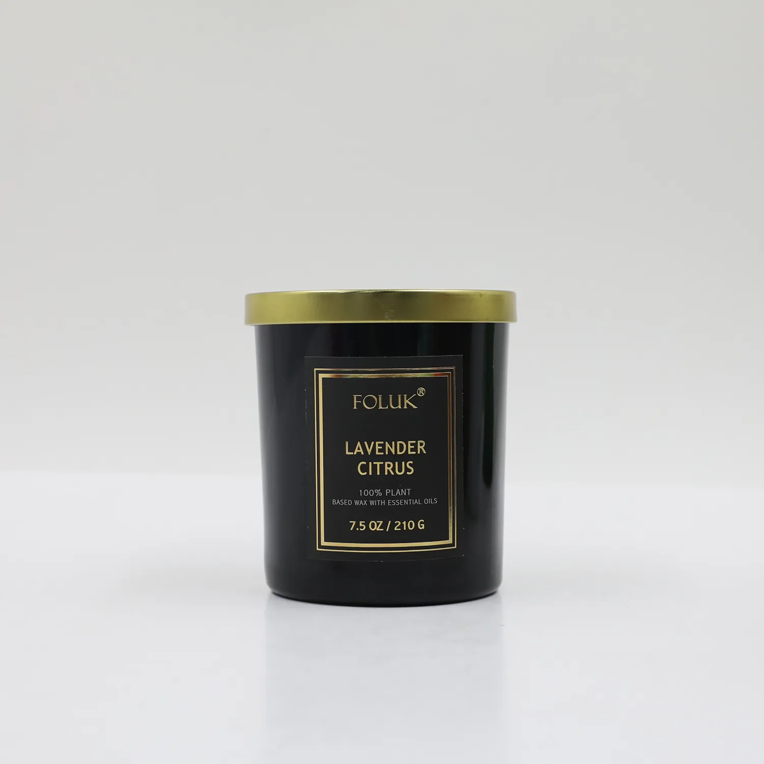 FOLUK 11oz Lavender Citrus Scented Single-Wick Candle