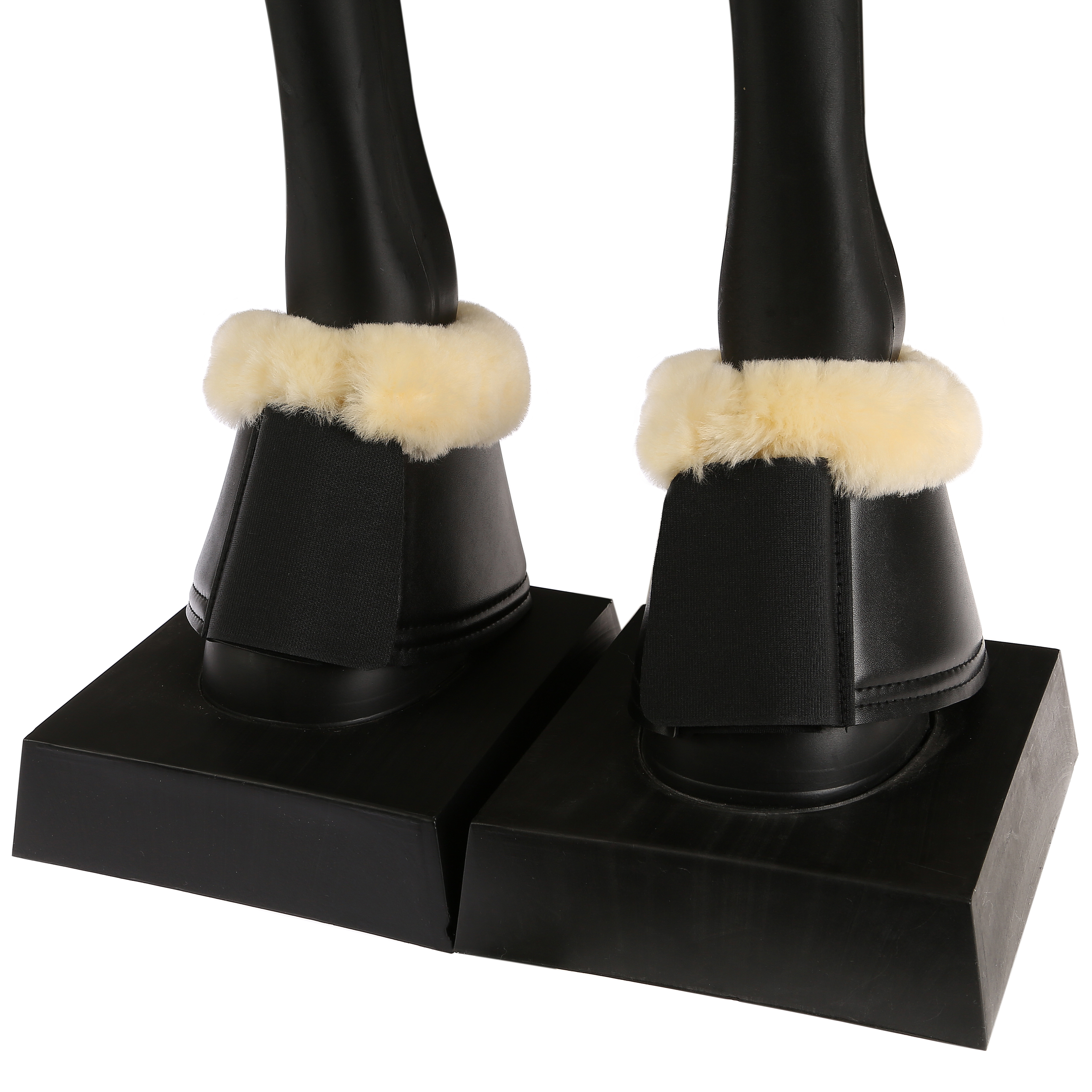 Hores sheepskin bell boots equestrian sheepskin accessories