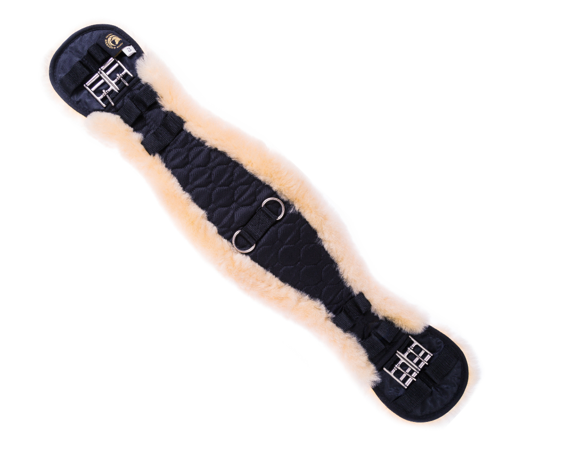 Hores sheepskin saddle girth equestrian sheepskin accessories