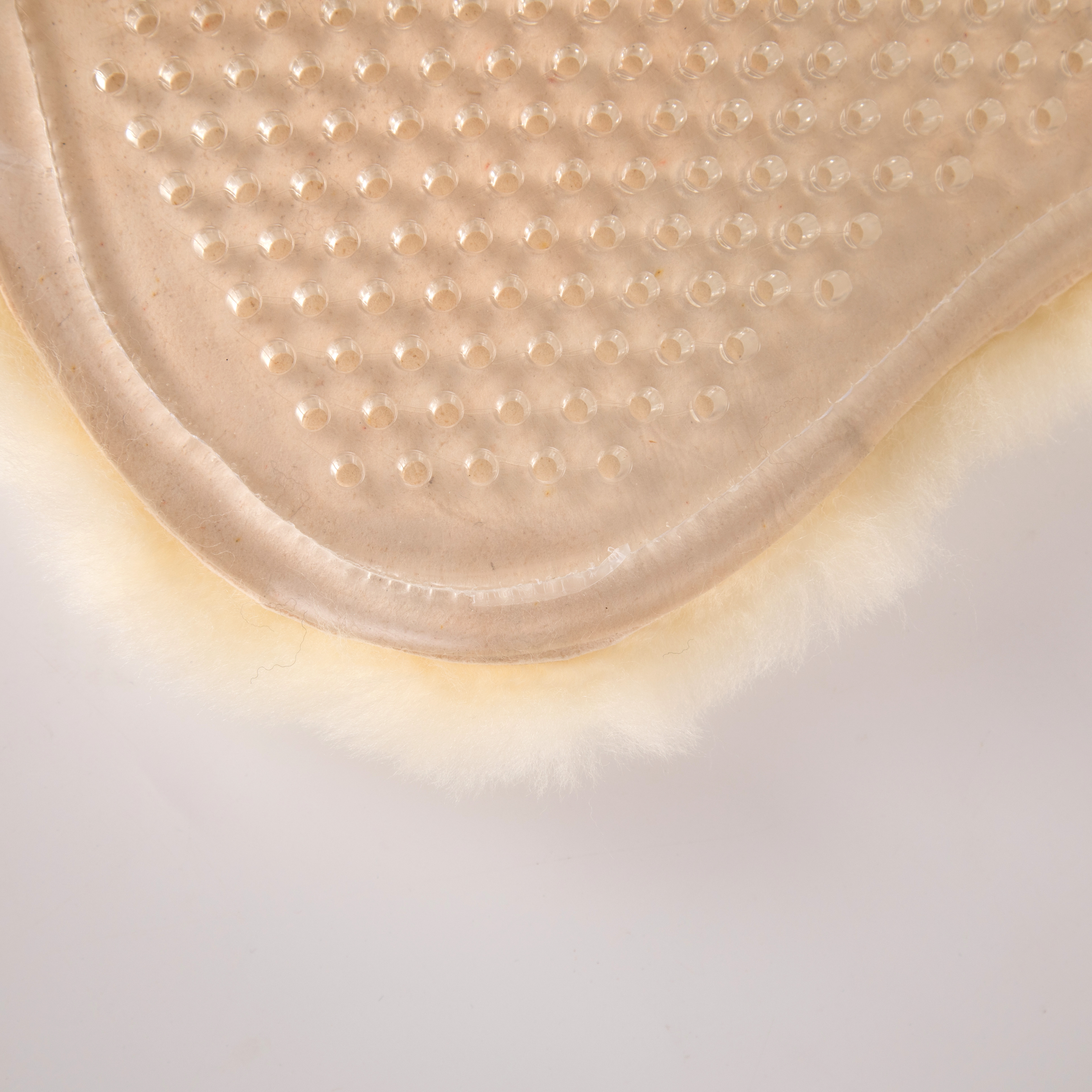 Full sheepskin gel saddle pads horse equestrian supplies non-slip silicone pad