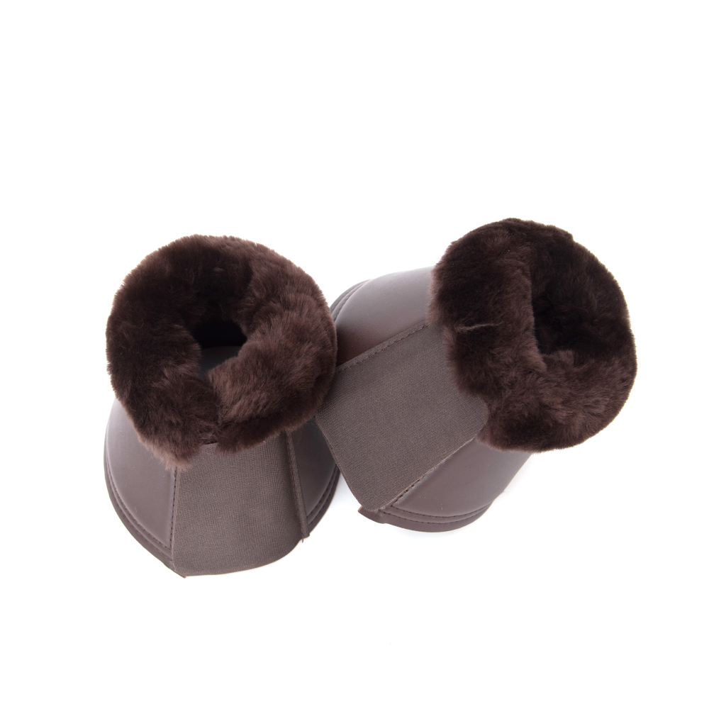 Hores sheepskin bell boots equestrian sheepskin accessories