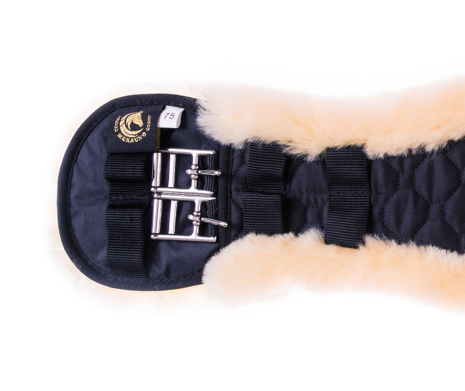 Hores sheepskin saddle girth equestrian sheepskin accessories