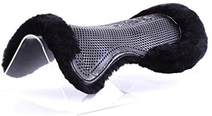 Full sheepskin gel saddle pads horse equestrian supplies non-slip silicone pad