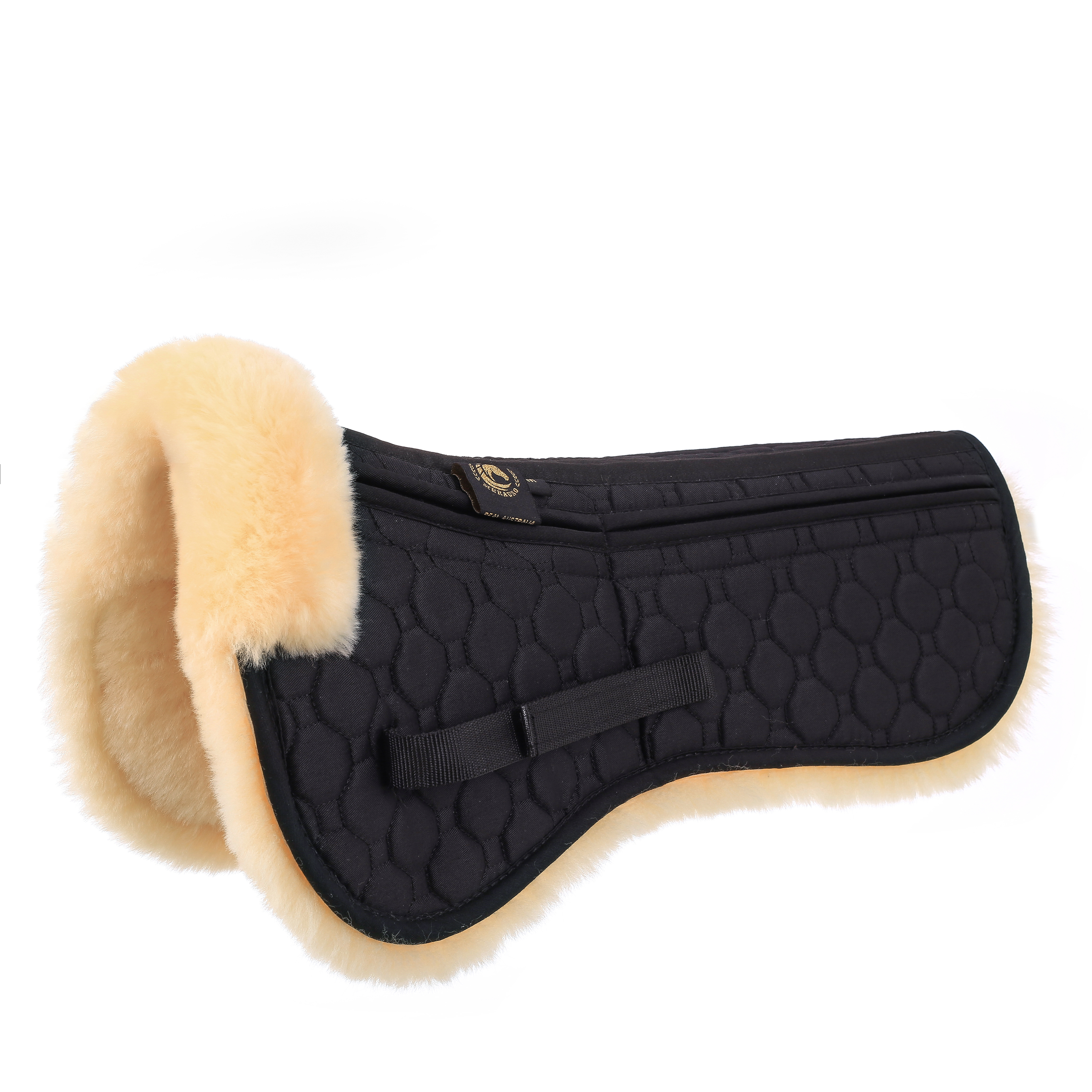 Full sheepskin saddle pads with pockets and padded cotton horse equestrian supplies