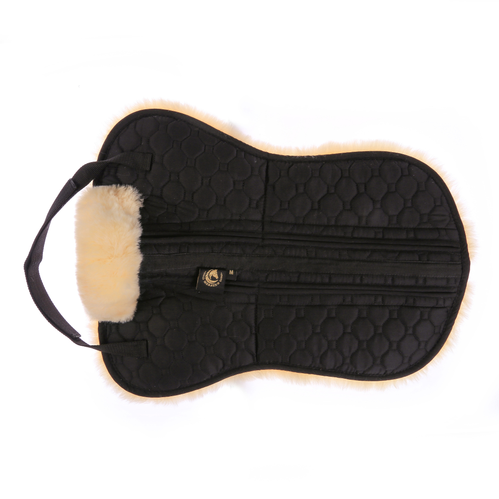 Full sheepskin saddle pads with pockets and padded cotton horse equestrian supplies