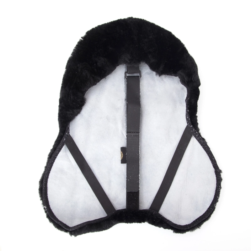 Coprisella In Pelle Di Agnello Merino Australiano - Per Sella Inglese, Morbido E Lavabile, Taglia M - Foto 2