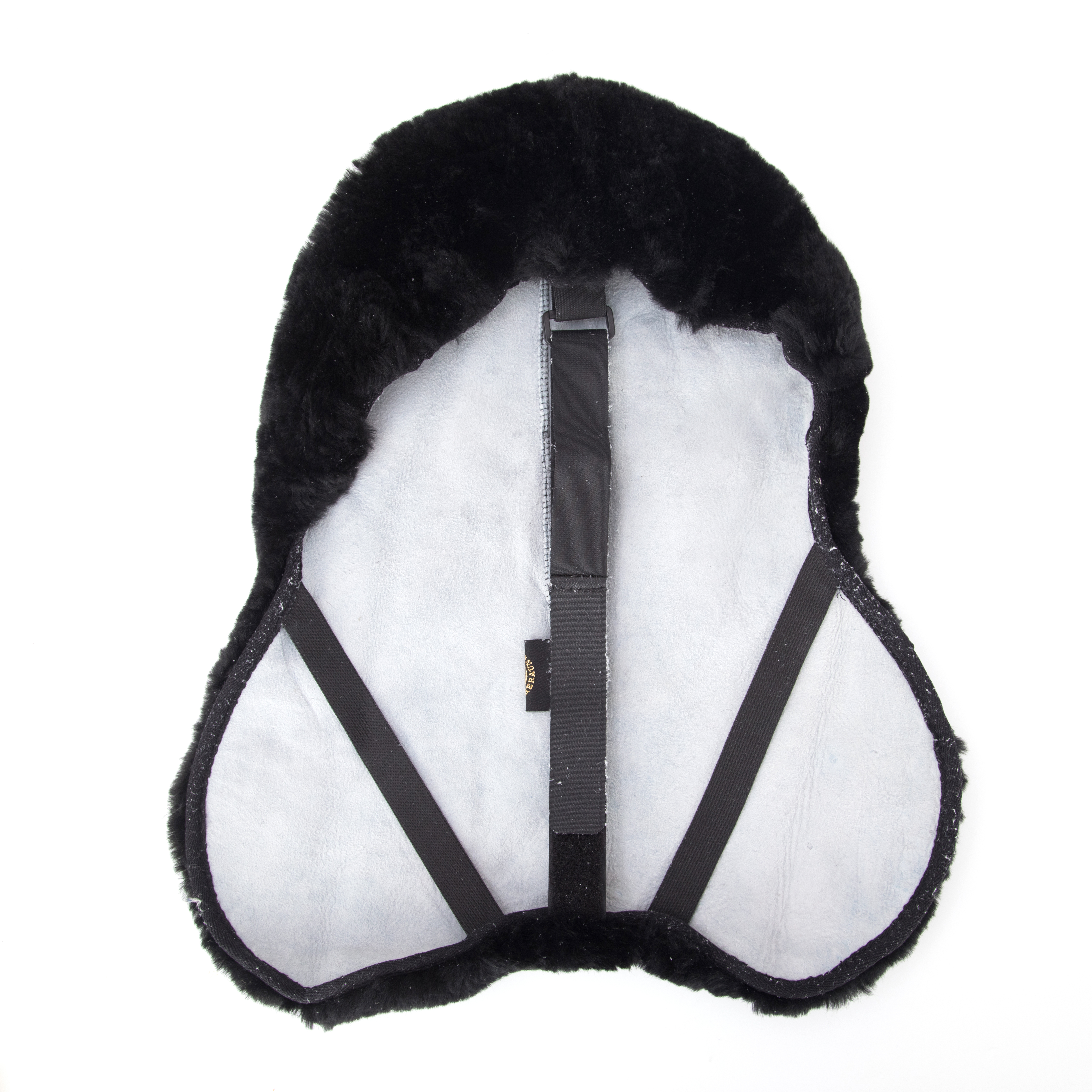 Full sheepskin saddle cover comfortable breathable merino saddle seat cover horse equestrian supplies