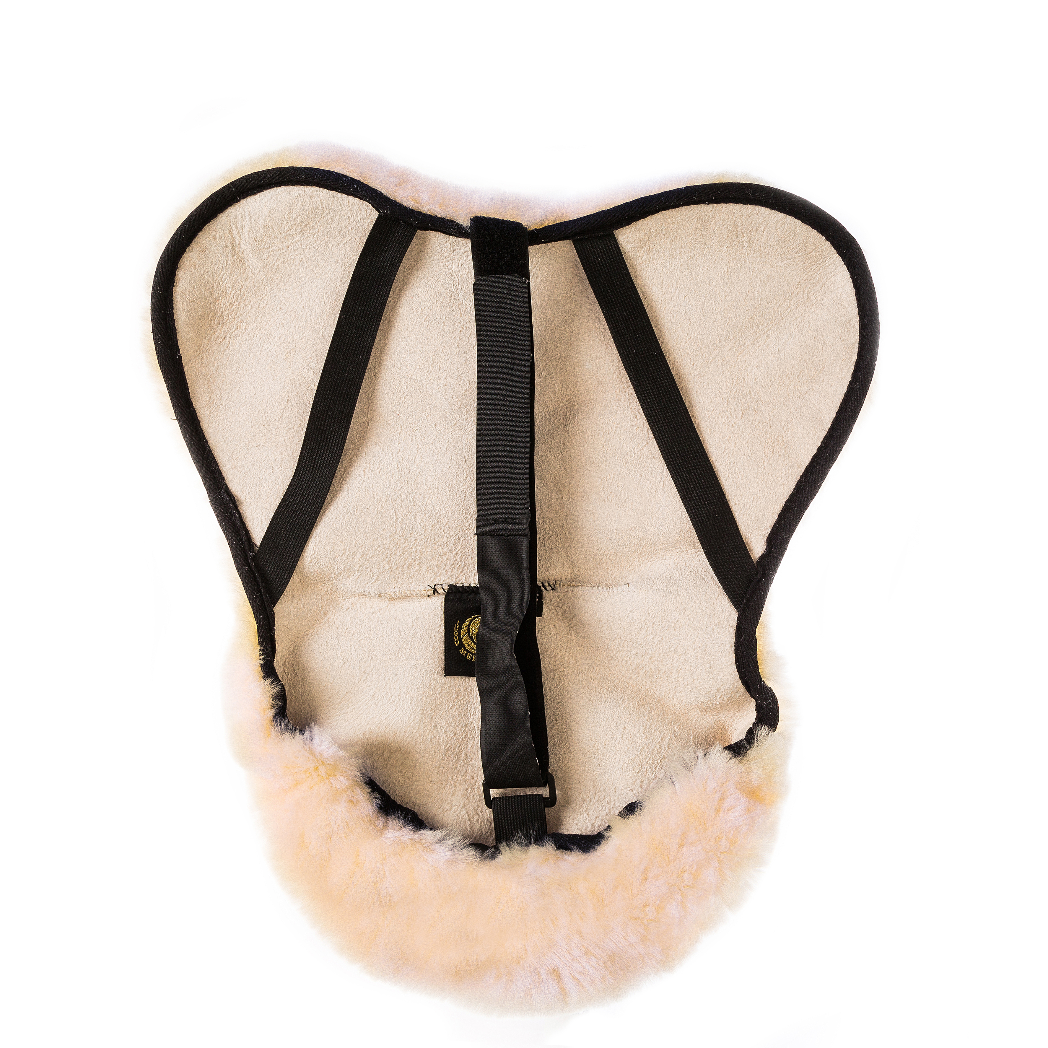 Full sheepskin saddle cover comfortable breathable merino saddle seat cover horse equestrian supplies
