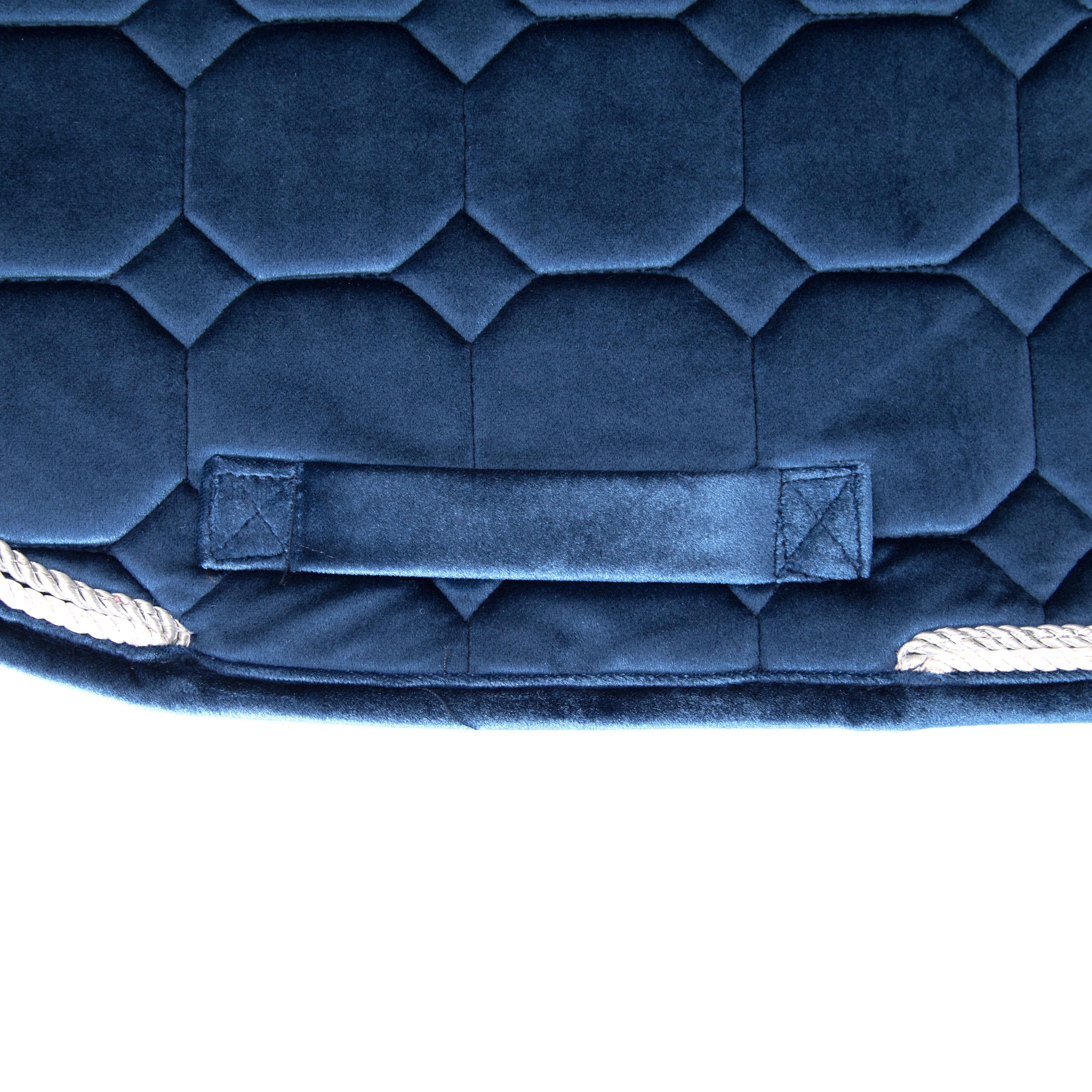 Velvet fabric quilting saddle pads comfortable and breathable skin-friendly horse equestrian factory supplies