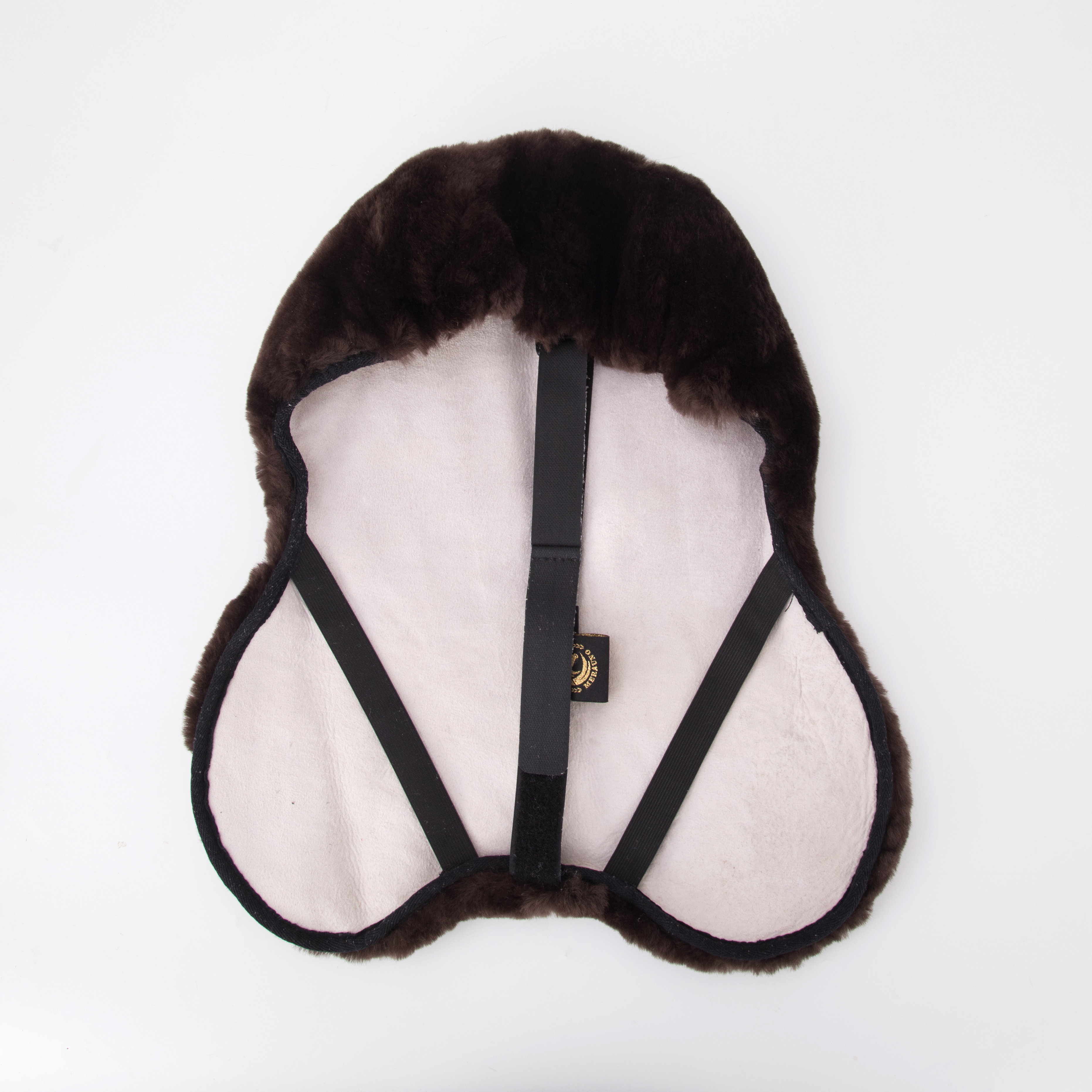 Full sheepskin saddle cover comfortable breathable merino saddle seat cover horse equestrian supplies