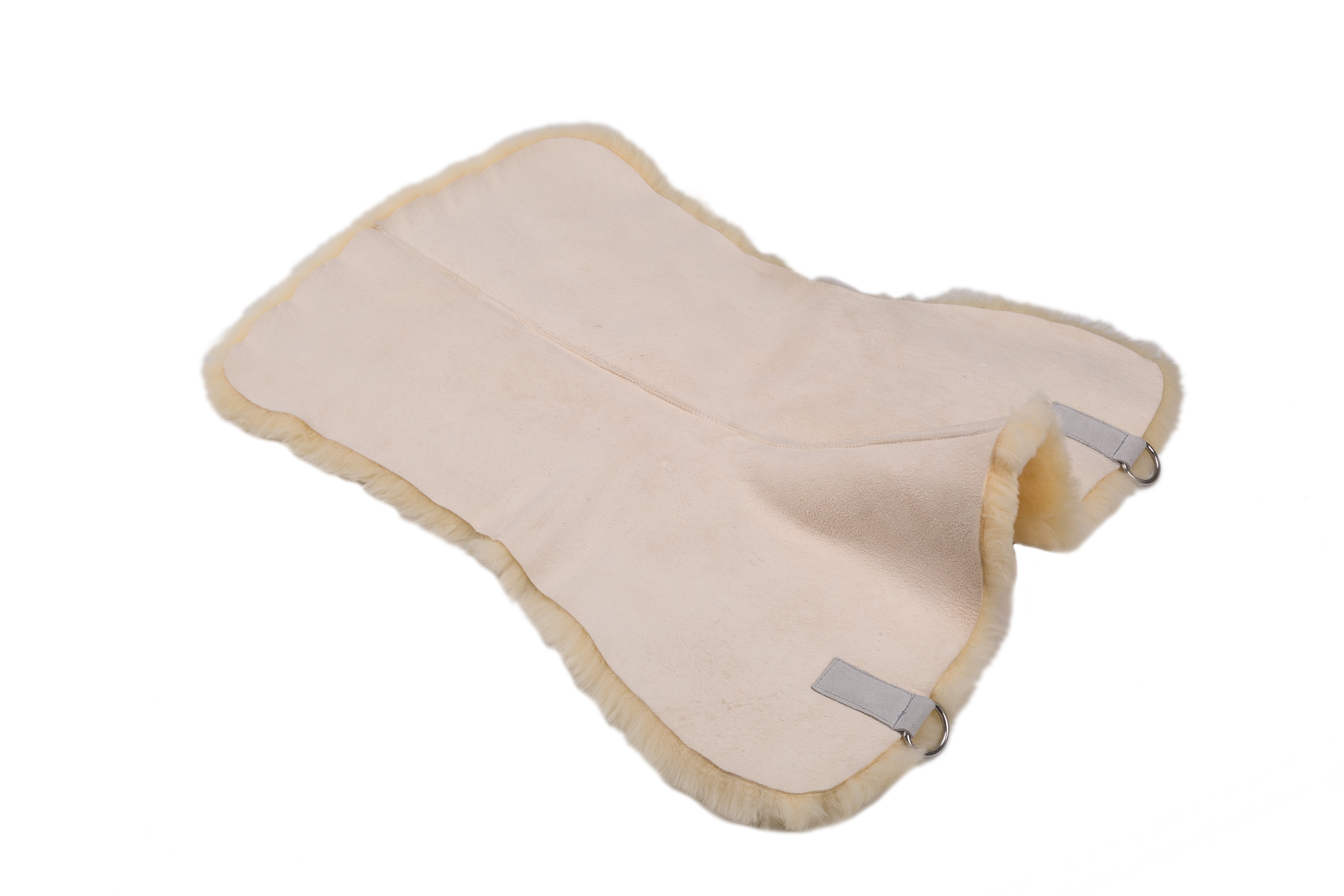 Merauno® Full sheepskin saddle pads lambskin saddle pad comfortable breathable merino wool saddle seat rug factory wholesale
