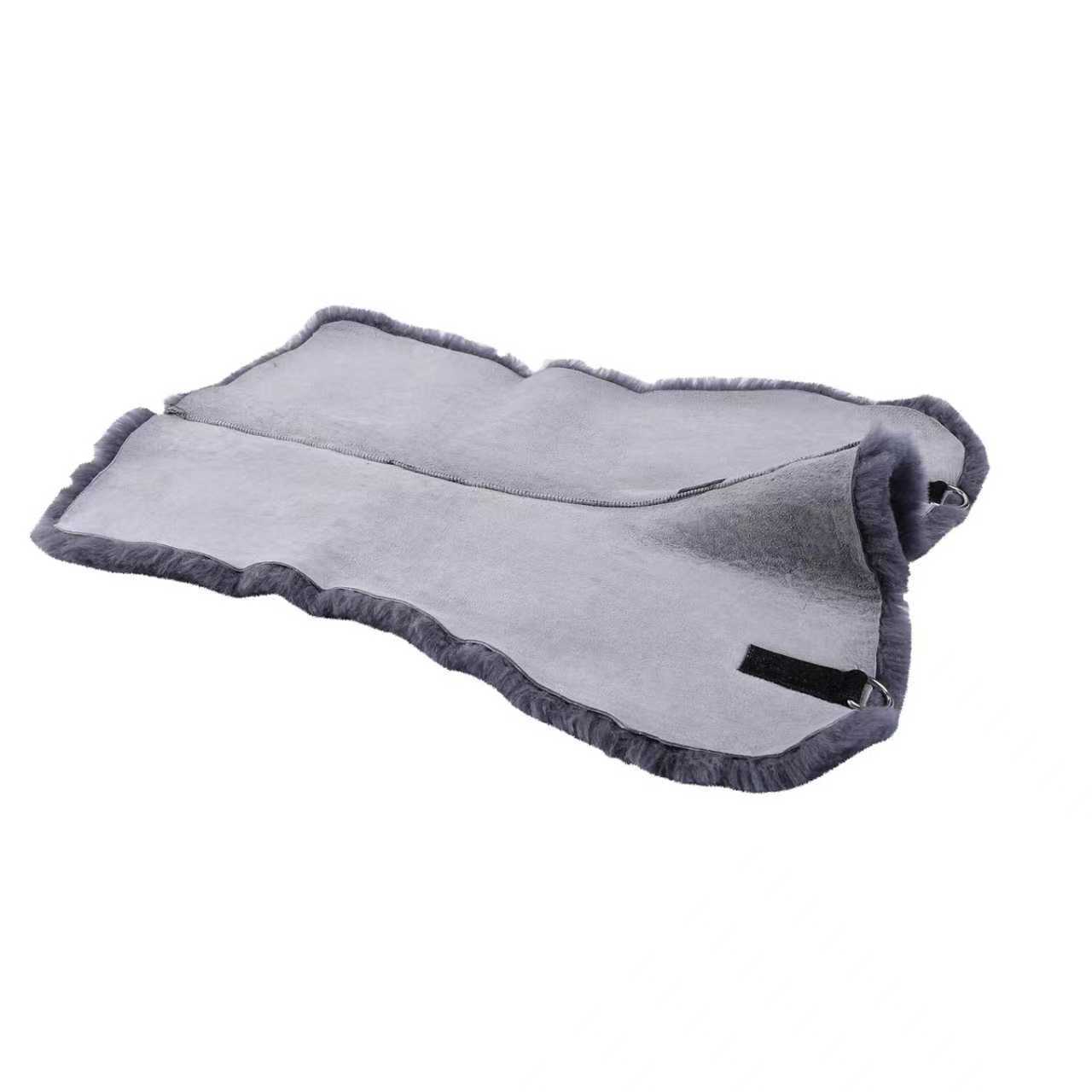 Merauno® Full sheepskin saddle pads lambskin saddle pad comfortable breathable merino wool saddle seat rug factory wholesale
