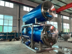 Swing Hot water immerison type retort Sterilizer