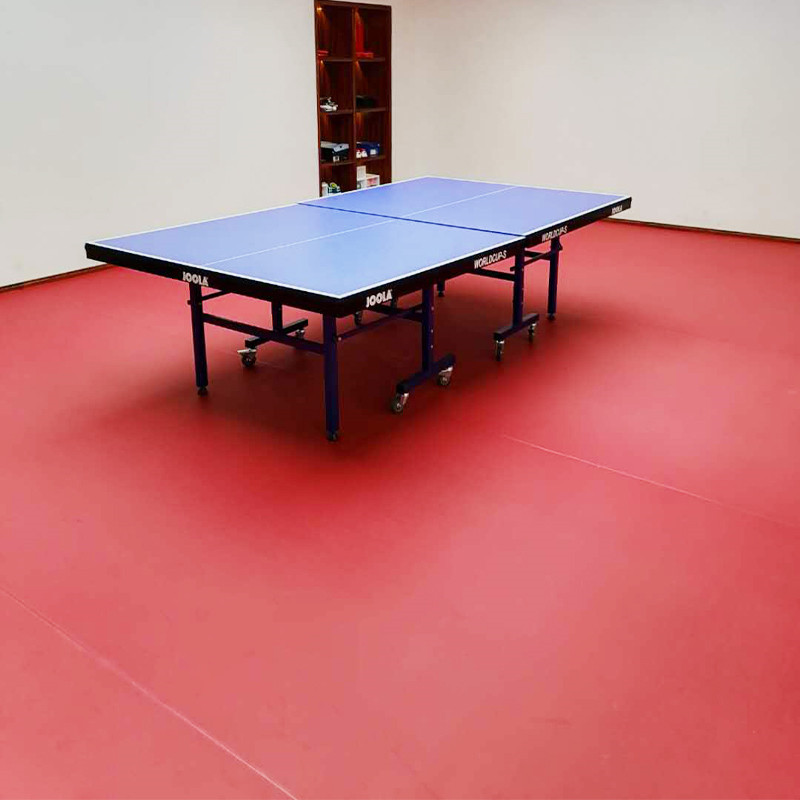 Ping Pong Table Tennis Flooring, Best PVC Flooring Option