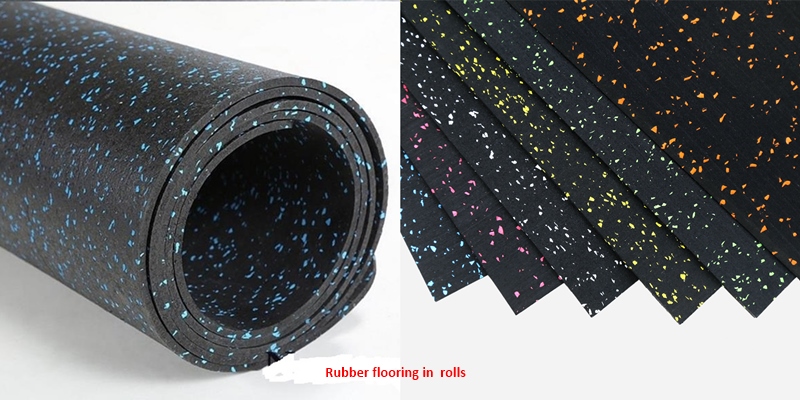 Rolled Rubber floor mat