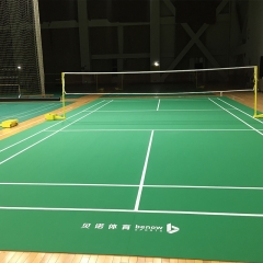 Velcro System, Portable Badminton Court Floor Mat