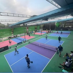 Roll out High End Pro Pickleball court Floor - Acrylic coating Surface