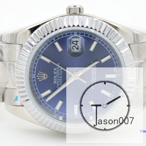 ROLEX DATEJUST Blue Dial 40MM Automatic Stainless Steel Men Watch AJL128358480