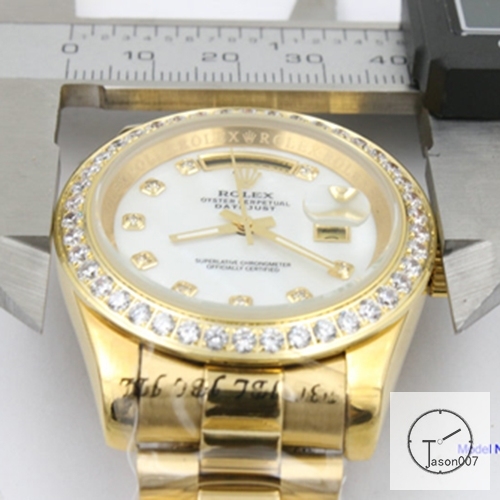 ROLEX DATEJUST 36MM Shell Dial Yellow Gold Automatic Stainless Steel Mens Watch AJL1668975690