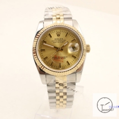 ROLEX DATEJUST 36MM Two Tone Yellow Gold Dial Automatic Stainless Steel Mens Watch AJL1488975690