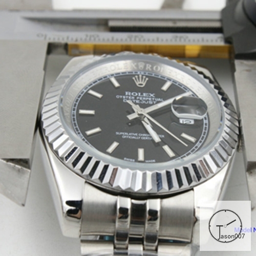 ROLEX DATEJUST 40MM Black Dial Automatic Stainless Steel Mens Watch AJL2578975620
