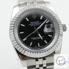 ROLEX DATEJUST 40MM Black Dial Automatic Stainless Steel Mens Watch AJL2578975620