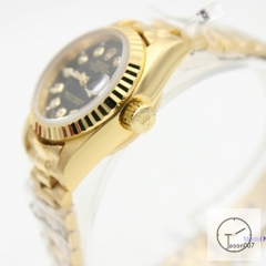 ROLEX DATEJUST 28MM Black Dial Automatic Stainless Steel Ladies Watch AJL278975610