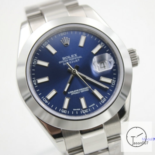 ROLEX DATEJUST 40MM Blue Dial Automatic Stainless Steel Mens Watch AJL188975690