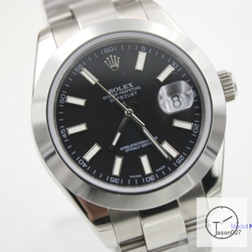 ROLEX DATEJUST 40MM Black Dial Automatic Stainless Steel Mens Watch AJL287975620