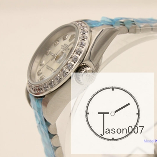 ROLEX DATEJUST 28MM Silver Dial Diamond Bezel Automatic Stainless Steel Ladies Watch AJL2468975610