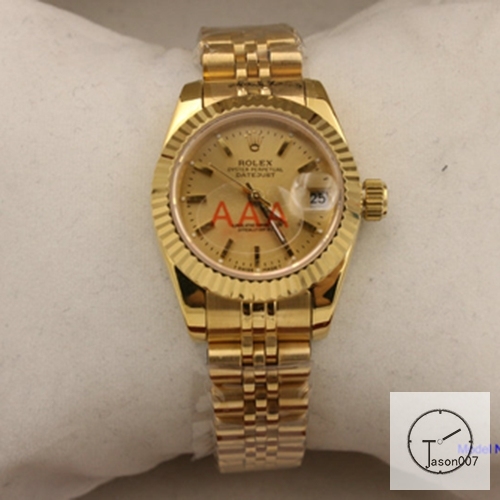 ROLEX DATEJUST 28MM Yellow Gold Dial Automatic Stainless Steel Ladies Watch AJL2478975610