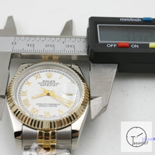 ROLEX DATEJUST 36MM Two Tone Silver Dial Automatic Stainless Steel Mens Watch AJL1748975690