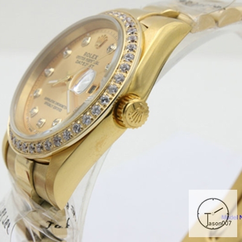 ROLEX DATEJUST 36MM Yellow Gold Gold Dial Diamond Bezel Automatic Stainless Steel Mens Watch AJL1708975690