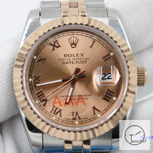 ROLEX DATEJUST 36MM Two Tone Everose Automatic Stainless Steel Mens Watch AJL21238975620