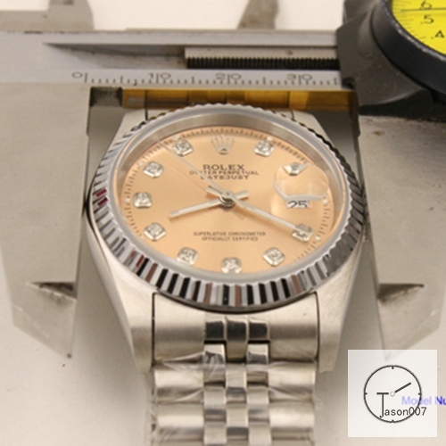 ROLEX DATEJUST 36MM Pink Diamond Dial Automatic Stainless Steel Mens Watch AJL11088975690