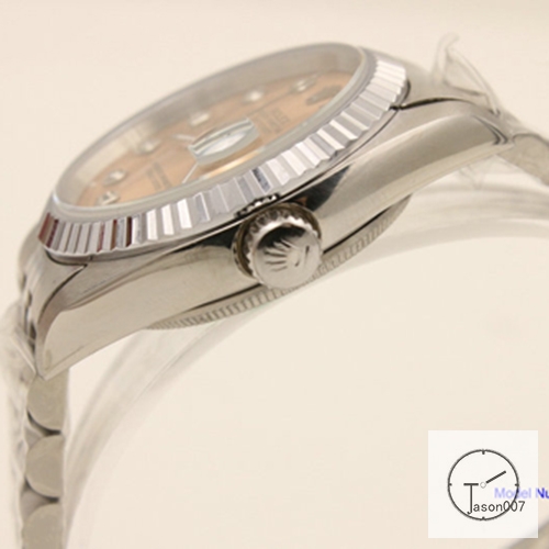 ROLEX DATEJUST 36MM Pink Diamond Dial Automatic Stainless Steel Mens Watch AJL11088975690