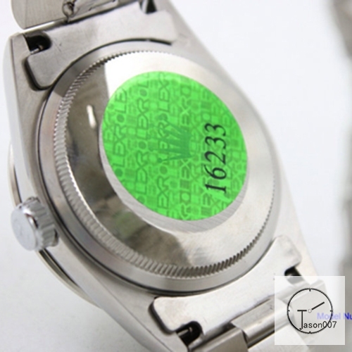 ROLEX DATEJUST 36MM Diamond Bezel Silver Dial Automatic Stainless Steel Mens Watch AJL21098975620