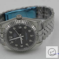 ROLEX DATEJUST 28MM Black Diamond Dial Automatic Stainless Steel Ladies Watch AJL2958975610