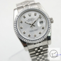 ROLEX DATEJUST 36MM Silver Dial Automatic Stainless Steel Mens Watch AJL11028975690