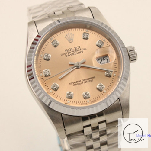 ROLEX DATEJUST 36MM Pink Diamond Dial Automatic Stainless Steel Mens Watch AJL11088975690