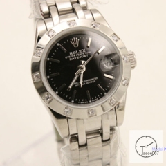 ROLEX DATEJUST 28MM Black Dial Automatic Stainless Steel Ladies Watch AJL29075610