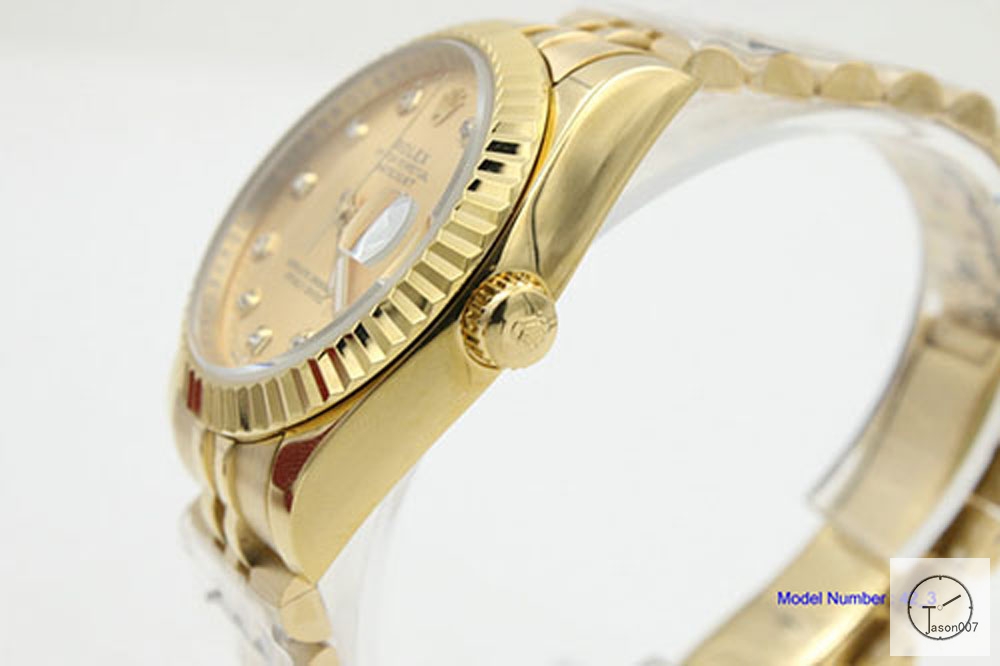 ROLEX DATEJUST 36MM Yellow Gold Dial Automatic Stainless Steel Mens Watch AJL11308975690