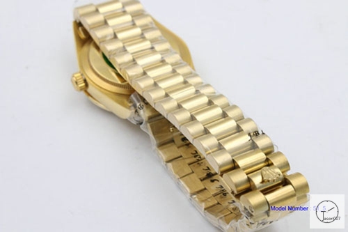 ROLEX DATEJUST 36MM Yellow Gold Diamond Bezel Dial Automatic Stainless Steel Mens Watch AJL11338975690