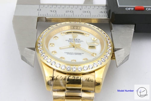 ROLEX Day Date 36MM Silver Dial Automatic Stainless Steel Mens Watch AJL11328975690