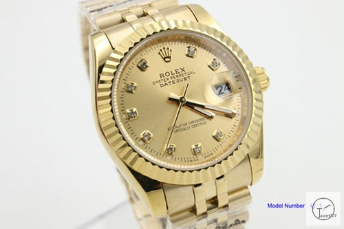 ROLEX DATEJUST 36MM Yellow Gold Dial Automatic Stainless Steel Mens Watch AJL11308975690