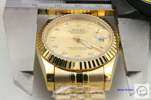 ROLEX DATEJUST 36MM Yellow Gold Dial Automatic Stainless Steel Mens Watch AJL11308975690