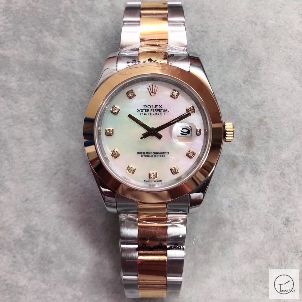 U1 Factory Rolex Oyster Perpetual Datejust 41MM Two Tone Natual Shell Dial Automatic Stainless Steel Mens Watch AJU21758975660